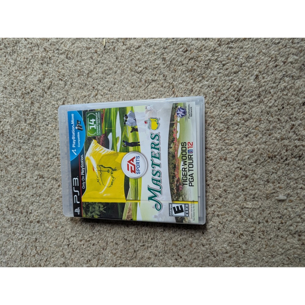 Tiger Woods PGA Tour 12 The Masters PS3 PlayStation 3 EA Sports Golf Game CIB